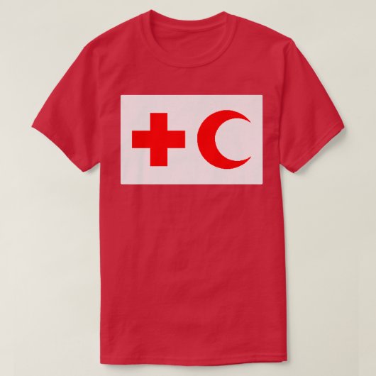 T-shirt Fédération internationale de la Croix-Rouge et des (Design devant)