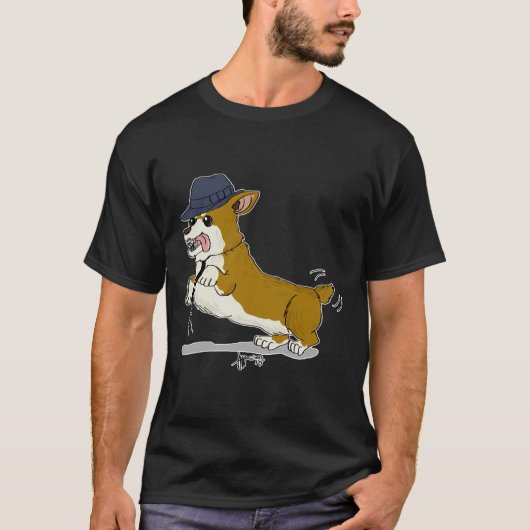 T-shirt Fedora Corgi (Devant)