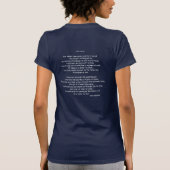 T-shirt fée avec un rime irlandaise (Dos)