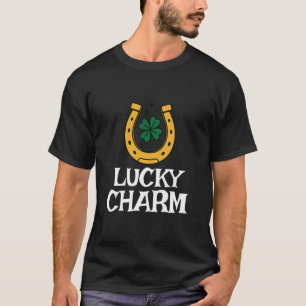 T-shirt Fée Chanceuse Fer à Cheval Trèfle Saint-Patrick Ir