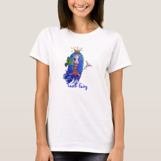T-shirt Fée de dents avec Couronne de brosse à dents