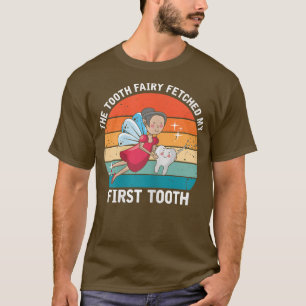 T-shirt Fée de dents pour femmes a trouvé ma première dent
