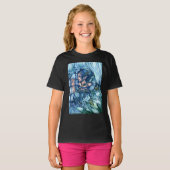 T-shirt Fée de givre vue d'un hiver saphir (Devant entier)