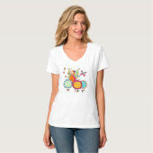 T-shirt Fée de jardin avec des fleurs (Devant entier)