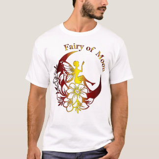 T-shirt Fée de la chemise des hommes de lune