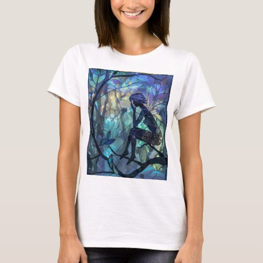 T-shirt Fée de la forêt clair de lune (Devant)