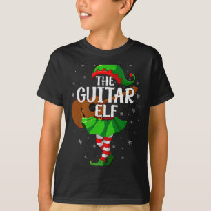 T-shirt Fée de la guitare de Noël Filles Femmes Elfe Squad