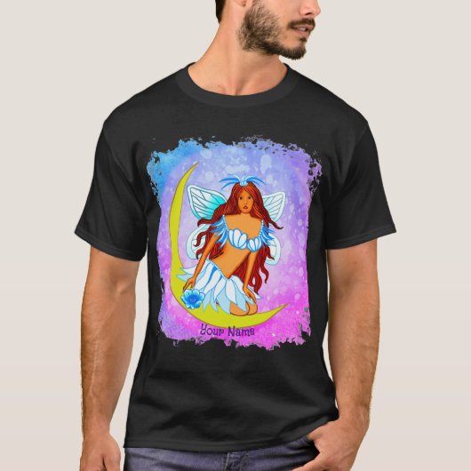 T-shirt Fée de la Lune de Nuit (Devant)