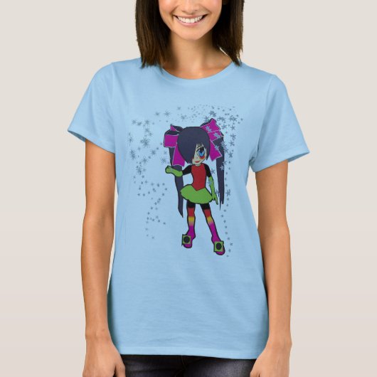 T-shirt Fée de Manga (Devant)