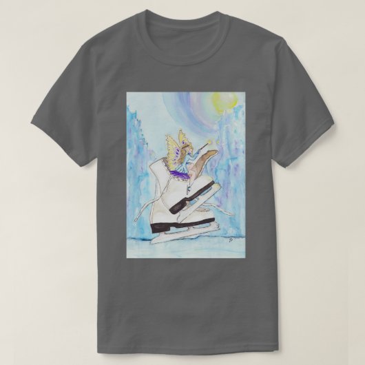 T-shirt Fée de patinage sur glace (Design devant)
