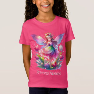 T-Shirt Fée de Tulipe Rose Hot Princess Girls