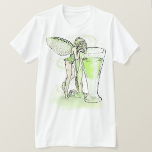 T-shirt Fée de Verte d'honoraires de La d'absinthe avec l