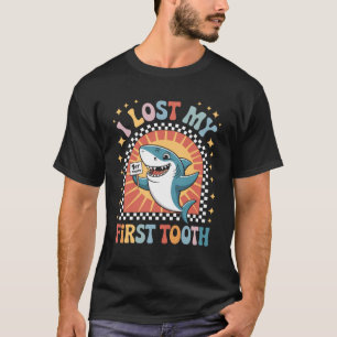 T-shirt Fée des dents J'ai perdu ma première dent Requin