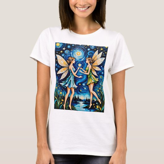 T-shirt fée Dreamland Starry Night Tee (Devant)