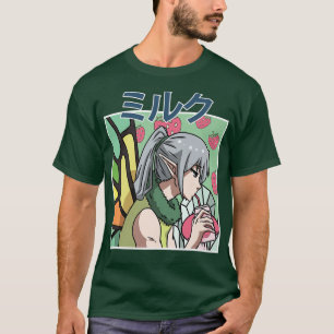 T-shirt Fée esthétique Fairycore Boire paille japonaise