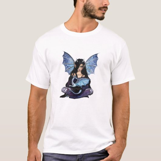 T-Shirt Fée et Dragon pour Filles (Devant)