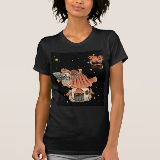 T-shirt Fée et la Maison des champignons (Devant)
