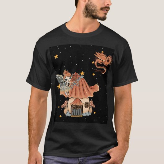 T-shirt Fée et la Maison des champignons (Devant)