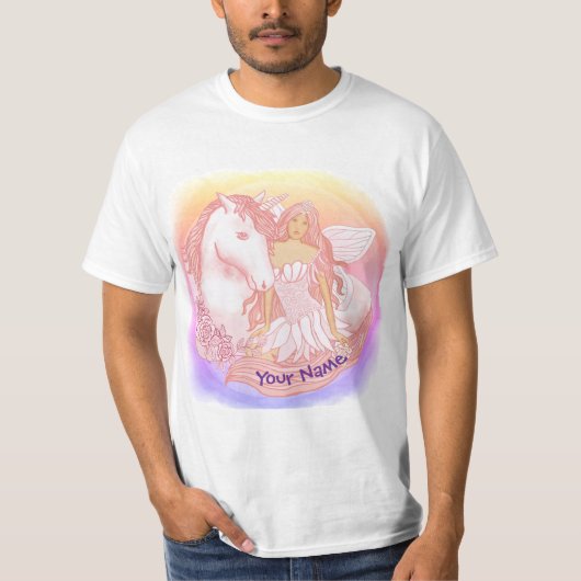 T-shirt Fée et licorne (Devant)