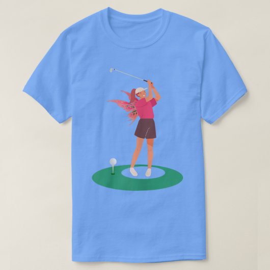 T-shirt Fée Fée Jouer Golf Golfeurs Fées (Design devant)