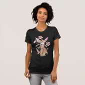 T-Shirt Fée Fleur Rose, Chemise (Devant entier)