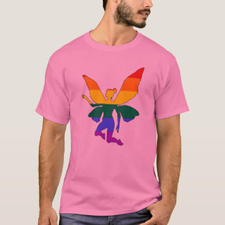 T-shirt Fée gaie d'arc-en-ciel