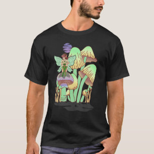 T-shirt Fée Nymphe Sprite Fae Elfe Fille Goblincore Fairyc