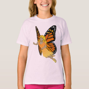 T-shirt Fée papillon Chemises papillon Fleurs papillon Tea