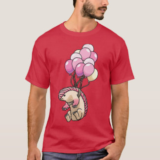 T-shirt Fée rose Armadillo Ballon Pichiciego Funny Armad