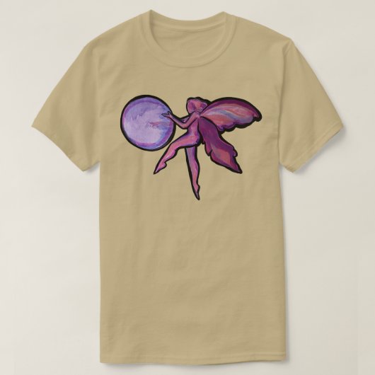 T-shirt Fée Rose Cute ArtT-shirt (Design devant)