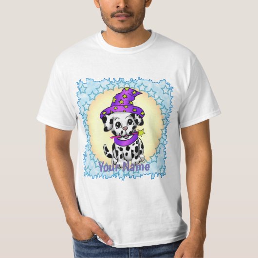 T-shirt Fée sorcier de chien  (Devant)
