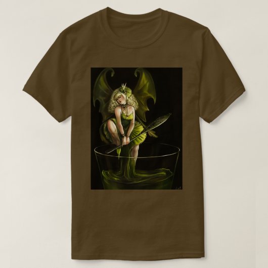 T-shirt fée verte d'absinthe (Design devant)