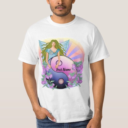 T-shirt fée Yin Yang (Devant)