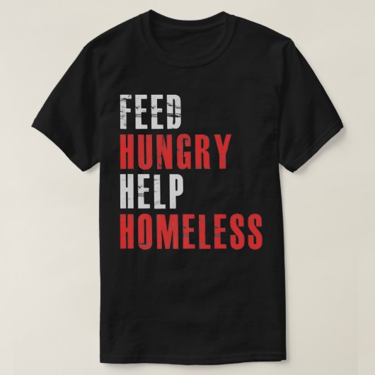 T-shirt Feed Hungry Help (Design devant)