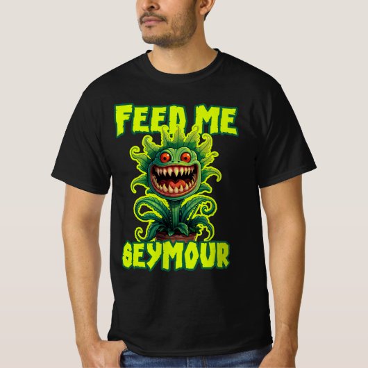 T-SHIRT FEED ME SEYMOUR LITTLE SHOP (Devant)