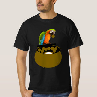 T-shirt feeding parrot