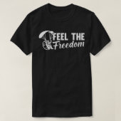 T-shirt Feel Freedom Paramotor PPG Paramotoring Flying Par (Design devant)