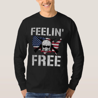 T-shirt Feelin Free 4th Of July American Freedom 4
