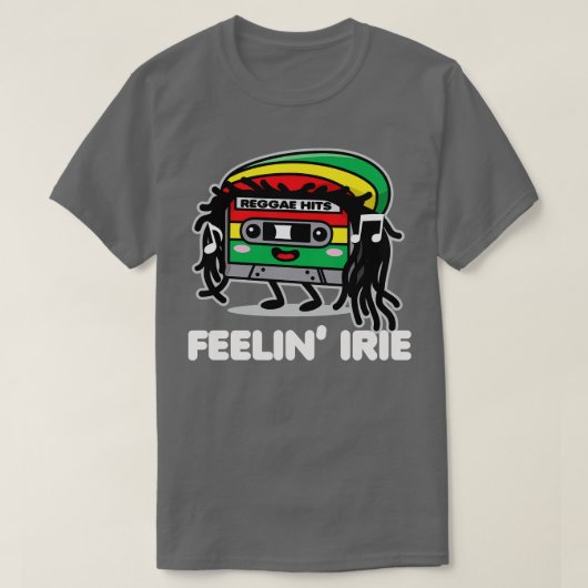 T-shirt Feelin Irie Cassette Bande Kawaii Reggae (Design devant)