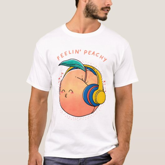T-shirt Feelin� Peachy (Devant)