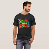 T-shirt Feeling Lucky Dice Splash Tee (Devant entier)