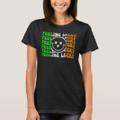 T-shirt Feeling Lucky Irish Flag Shamrock Leaf St Patrick' (Devant)