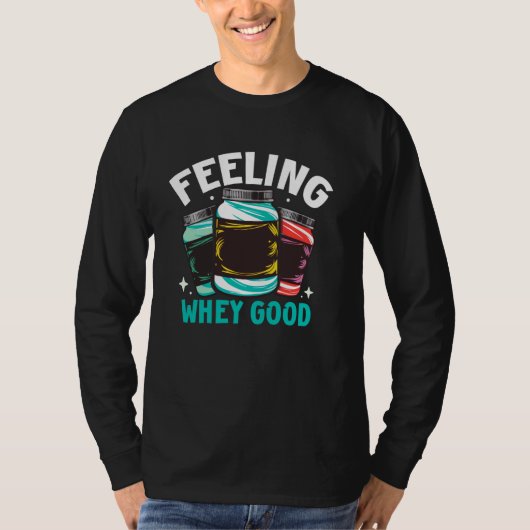 T-shirt Feeling Wheel good Protein (Devant)
