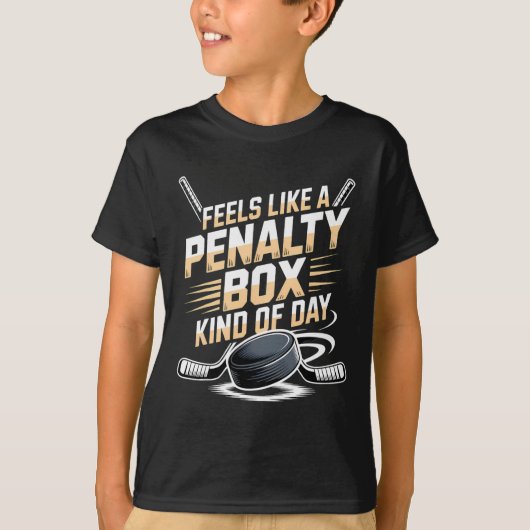 T-shirt Feels Like A Penalty Box Kind Of Day _40  (Devant)