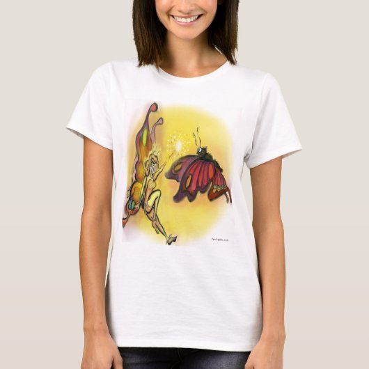 T-shirt Féerie orange (Devant)