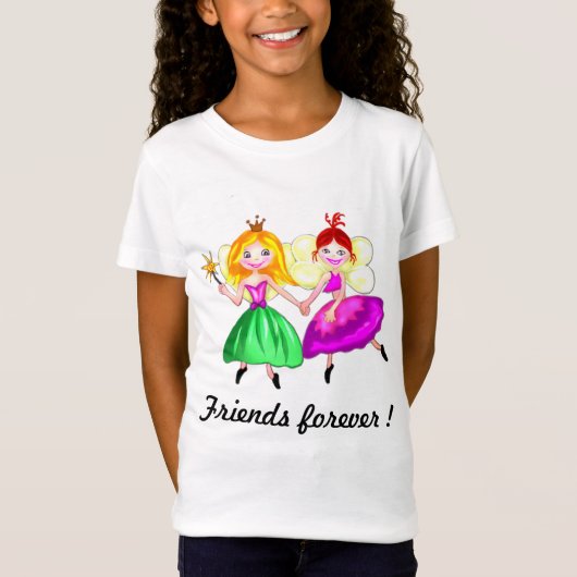 T-Shirt Fées personnalisables de princesse de meilleurs (Devant)