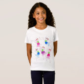 T-shirt 'Fées' pour filles (Devant entier)