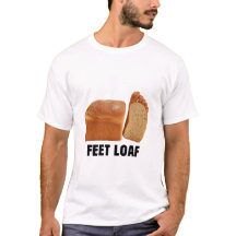 Feet Loaf Design Logo Brainrot Bread Black Text