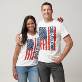 T-shirt Félicitations à Trump American Flag (Unisexe)