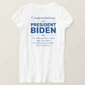 T-shirt Félicitations au Président Biden Candidat le plus  (Design dos)
